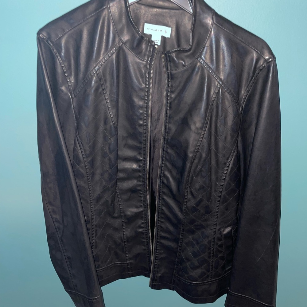 Faux Leather Jacket